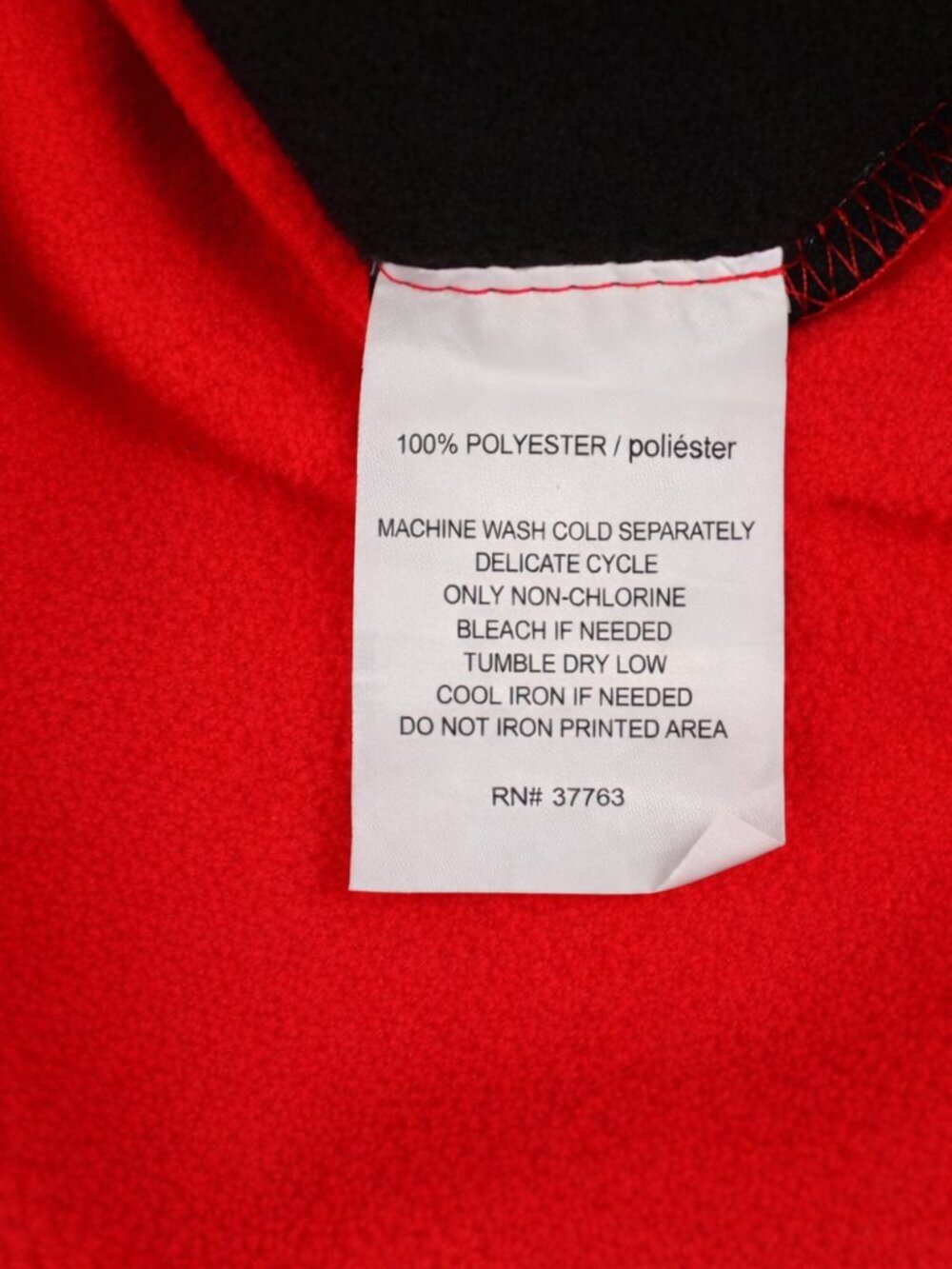 Callaway Red Black 1/4 Zip Golf Pullover Mens M - Picture 8 of 9